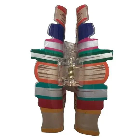 Book stack hair clip - Picture 7 of 8